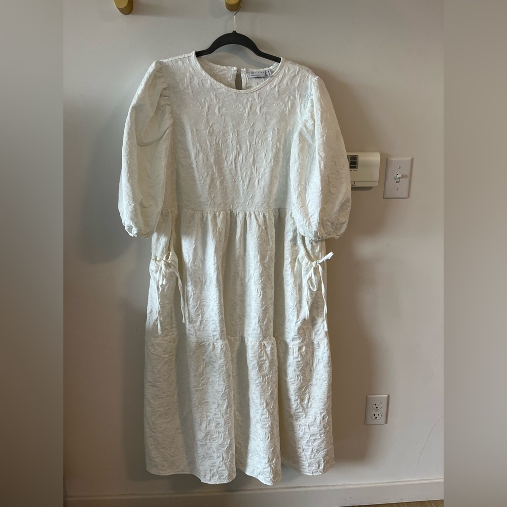 White ASOS Dress with Pockets